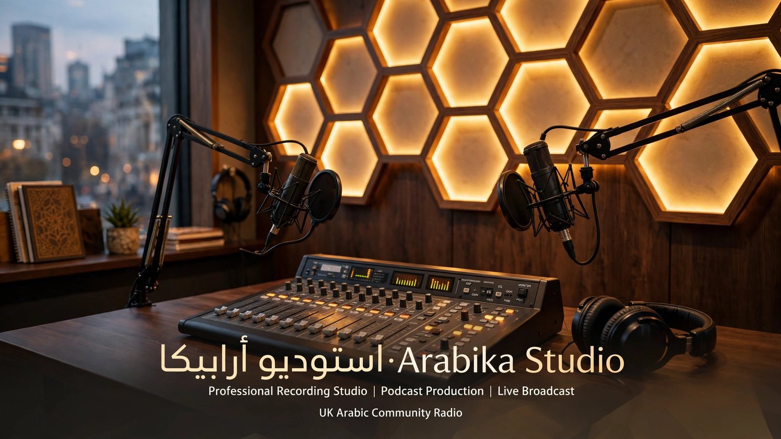 استوديو أرابيكا — Arabika Studio, where our live programmes are made